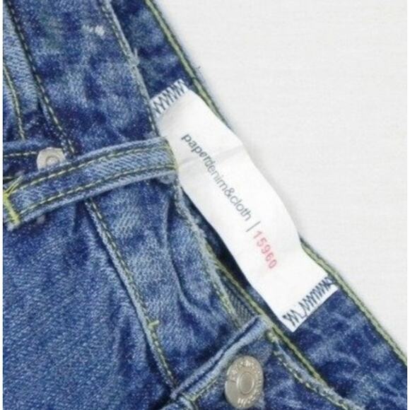 Paper Denim & Cloth New Ripper Super Low Flare Jeans Paint Splatter 27 - Picture 7 of 8